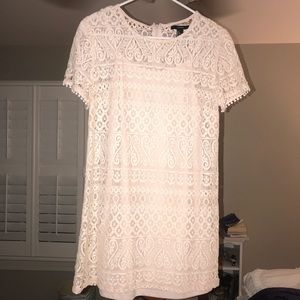 light pink lace dress